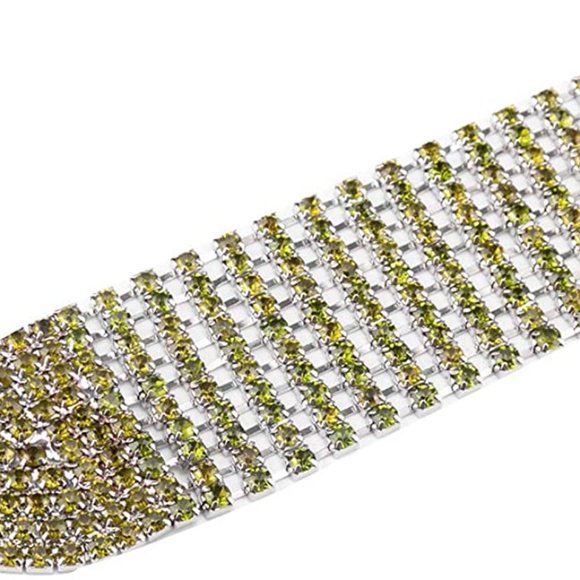 Women Crystal Rhinestone Chain Waist Belt